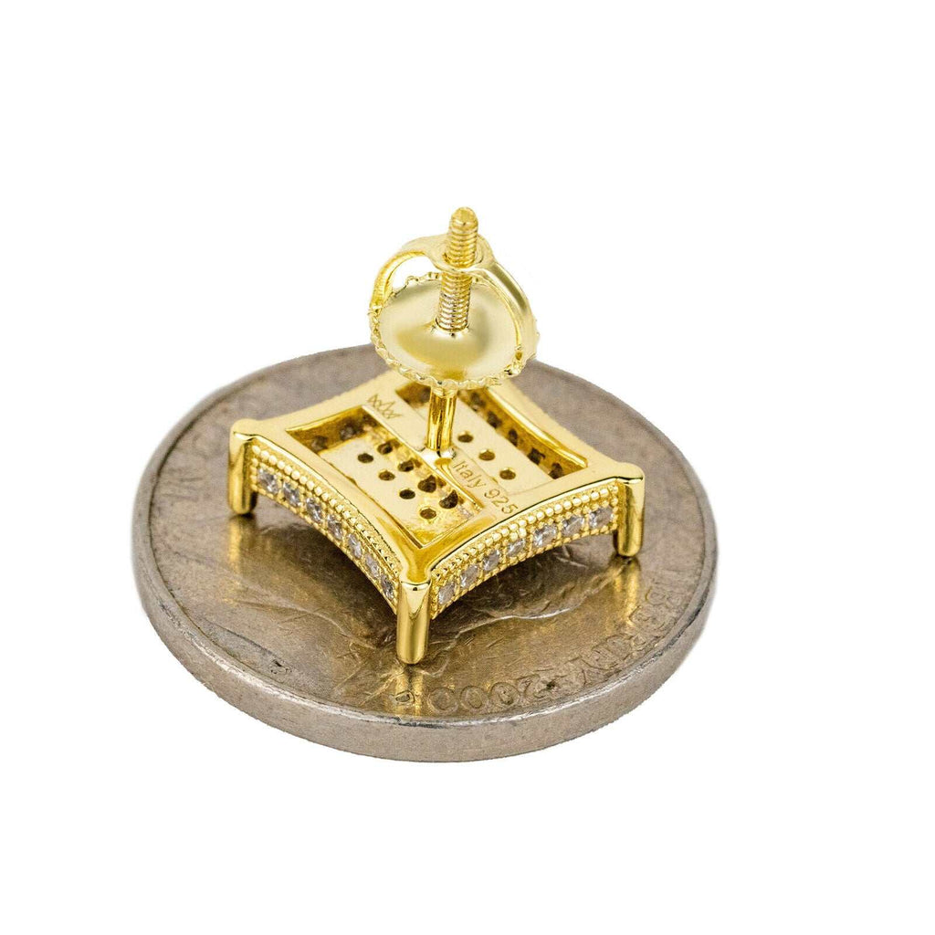 14K Gold Kite Earrings
