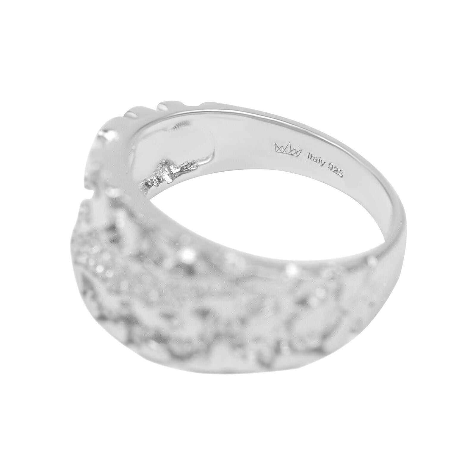 Men's Nugget Claw Mark Ring - 925 Sterling Silver