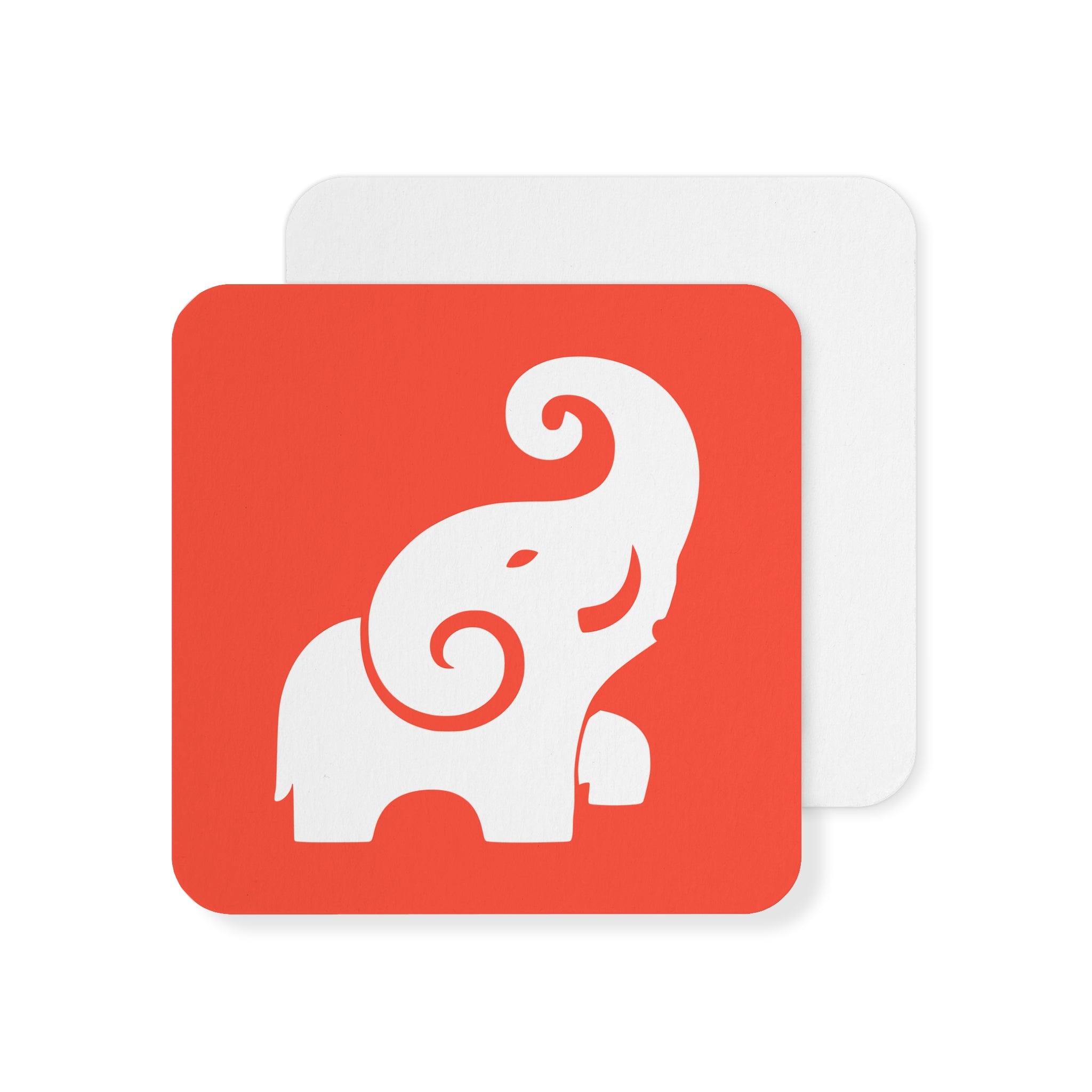 SEVCO Elephant Icon Cardboard Coasters