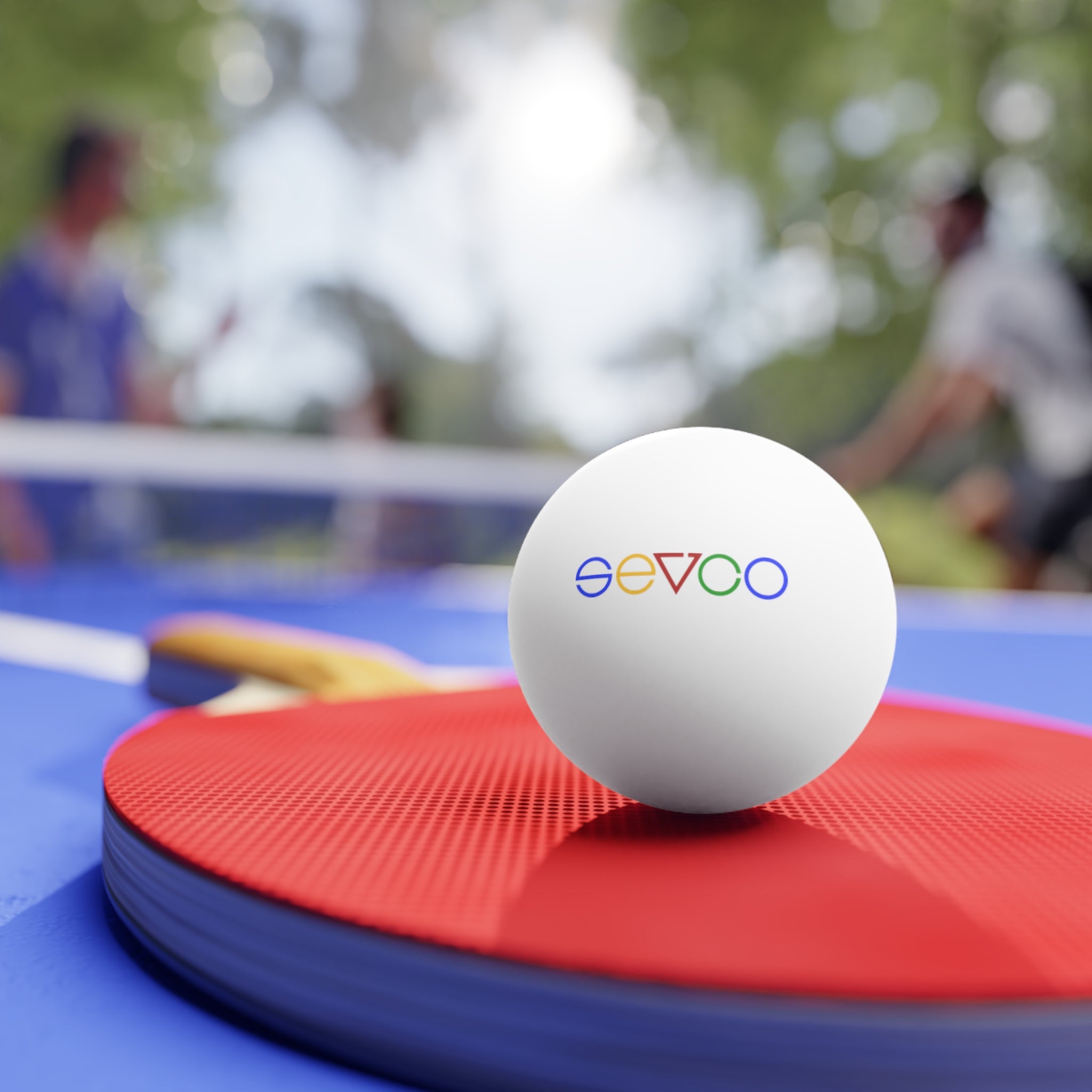 White SEVCO Prime Ping Pong Balls (6 Pack)