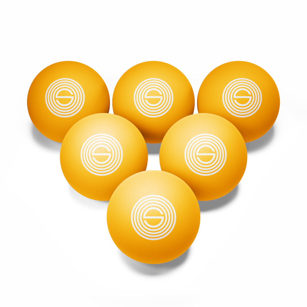 Orange SEVCO Seal Ping Pong Balls