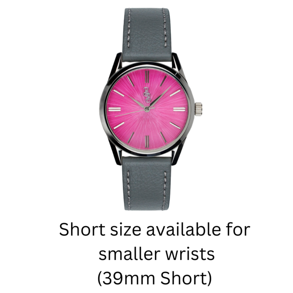 Pink Sunburst Watch