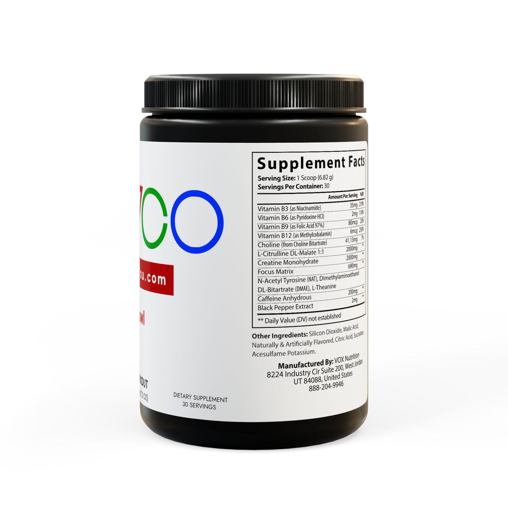 SEVCO Fruit Punch Pre-Workout (204g, 7.1oz)