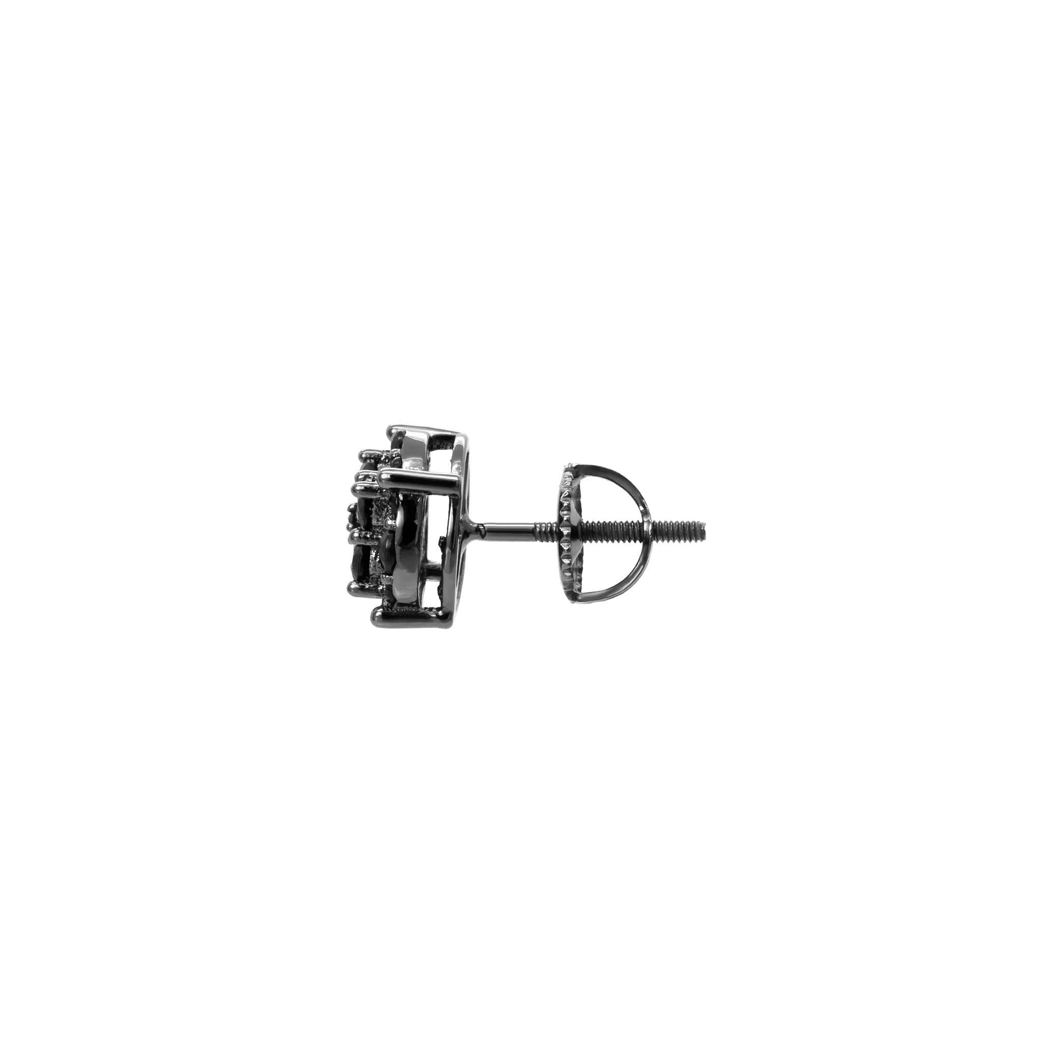 Black Stud Earrings