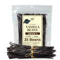 25 Whole Premium Bulk Ugandan Vanilla Beans Grade A  –  The Gold Standard of Flavor