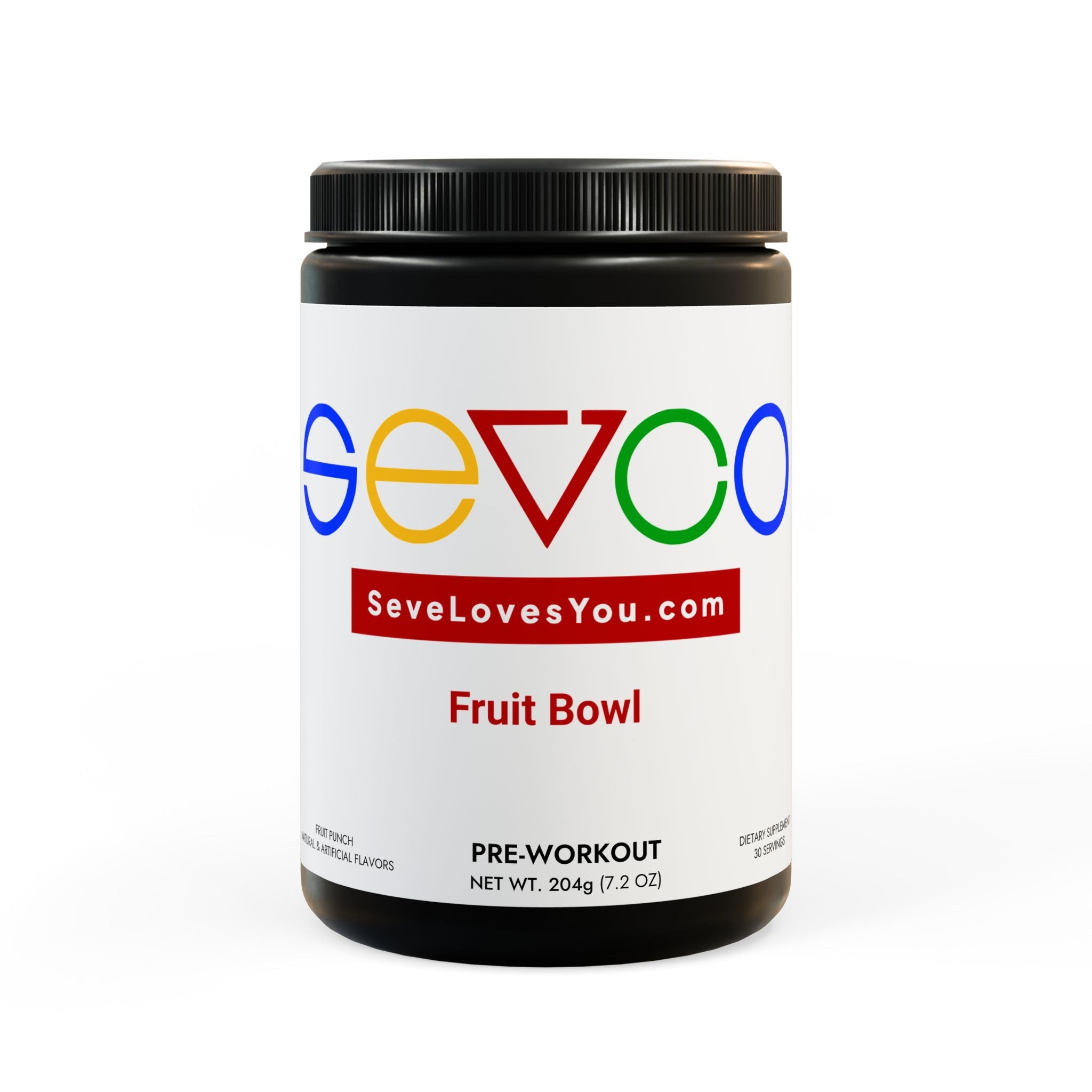 SEVCO Fruit Punch Pre-Workout (204g, 7.1oz)