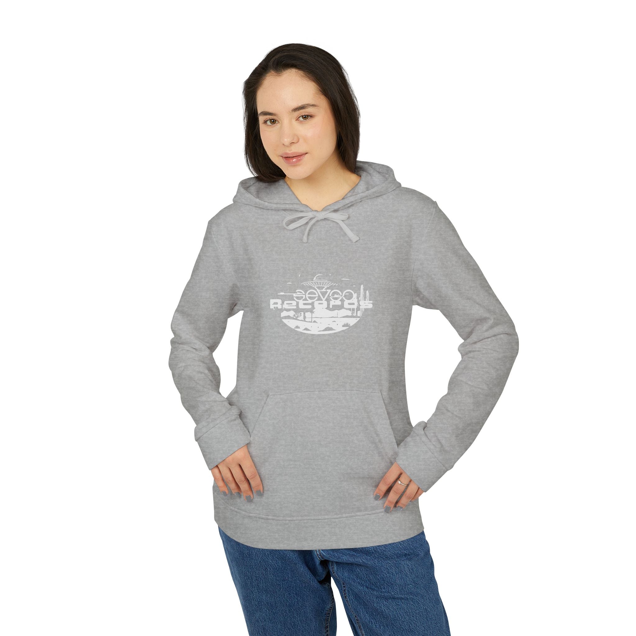 SEVCO Records X Adidas Grey UFO Hoodie