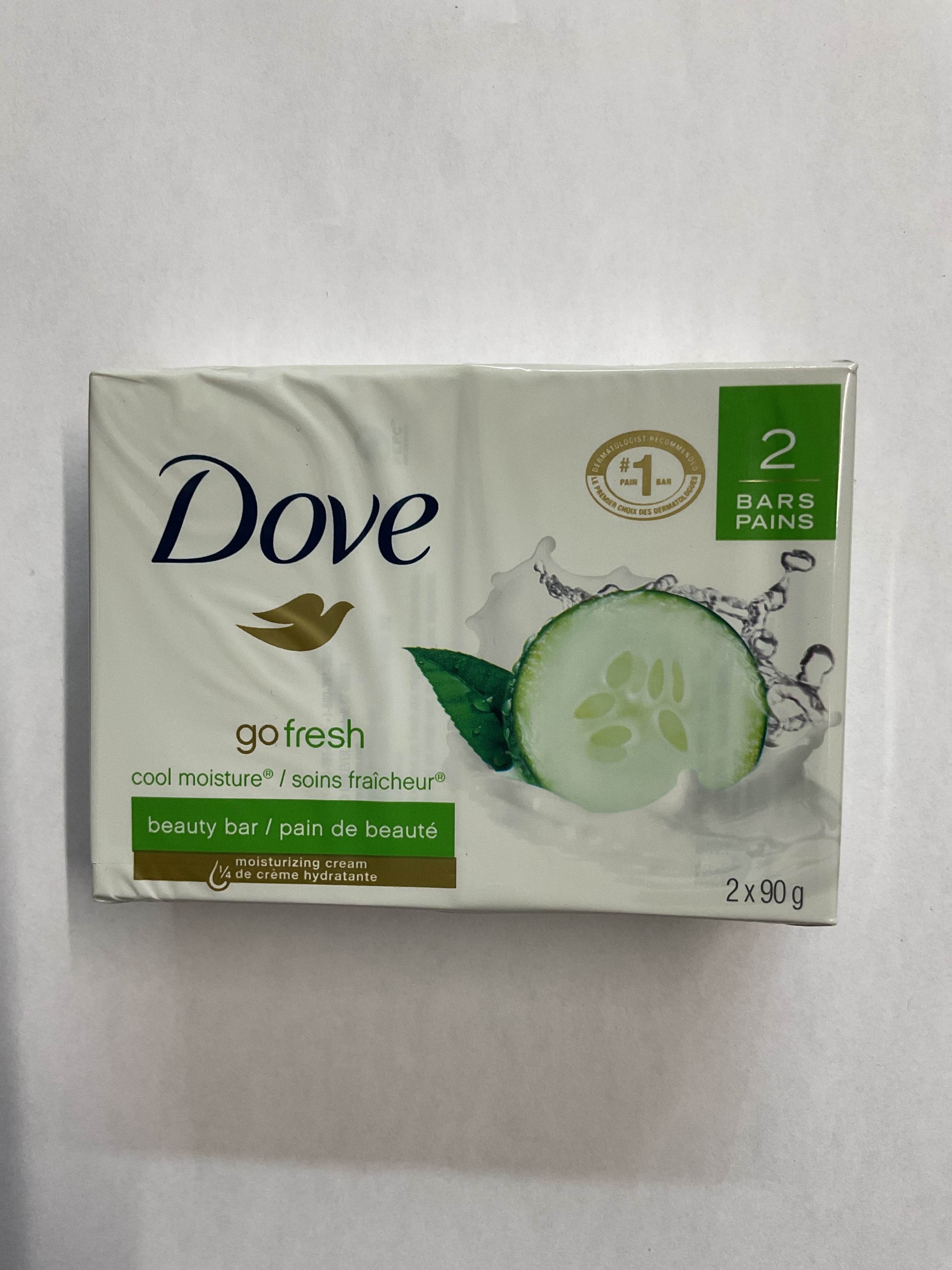 Dove Beauty Bar - Go Fresh- 90g - 2 Ct - 36 Pack