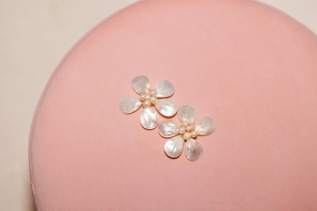 Bridal Magnolia Stud
