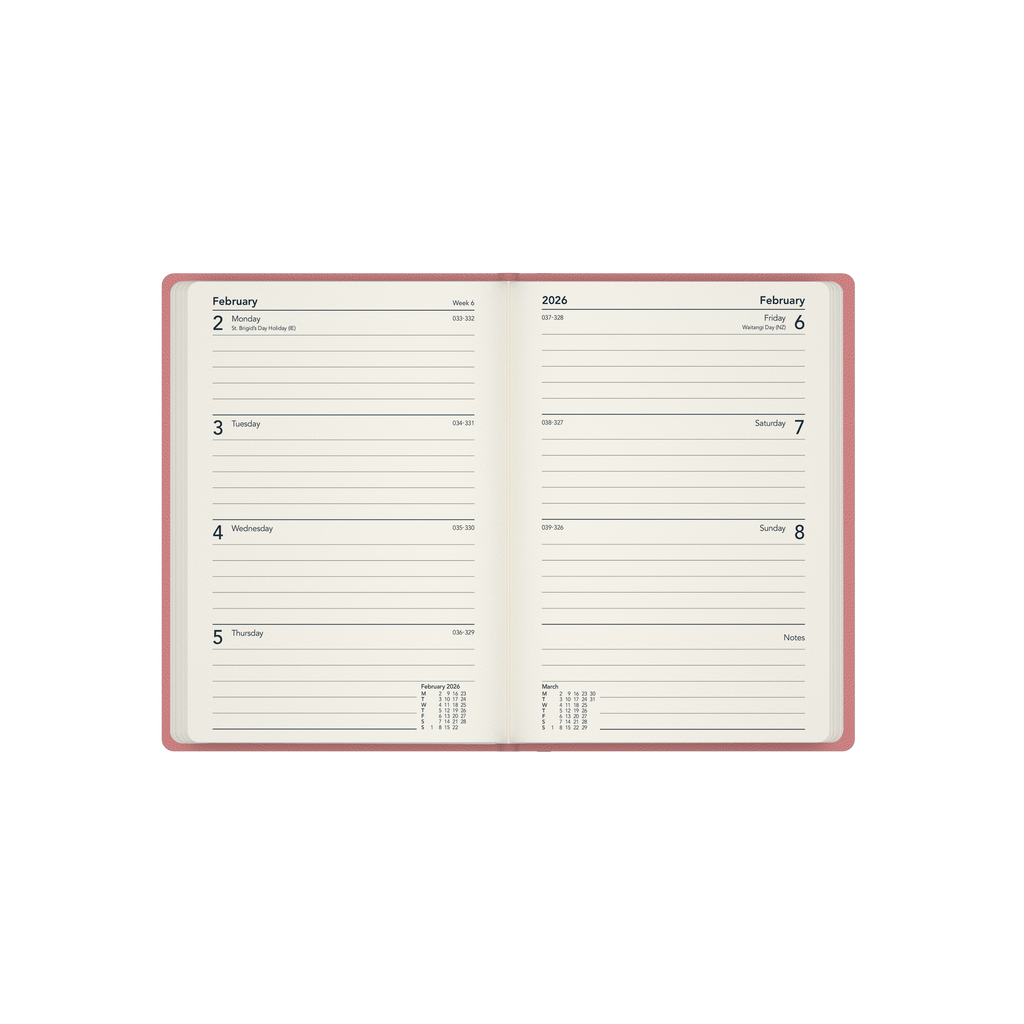 Legacy - A6 Week-to-View Mid/Academic Year Diary Planner 2025-2026