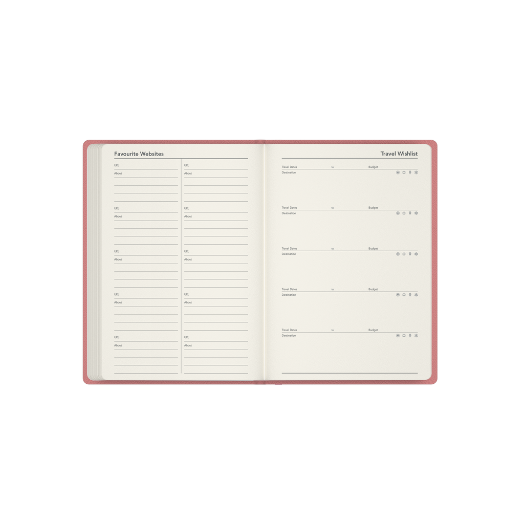 Legacy - A6 Week-to-View Mid/Academic Year Diary Planner 2025-2026