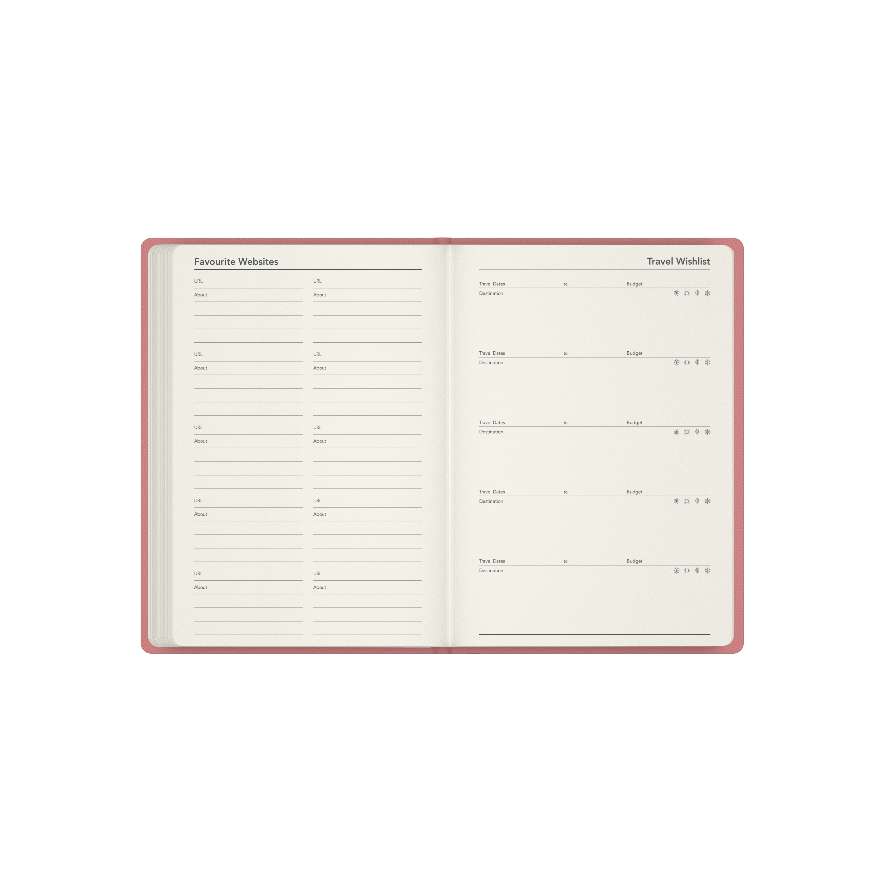 Legacy - A6 Week-to-View Mid/Academic Year Diary Planner 2025-2026