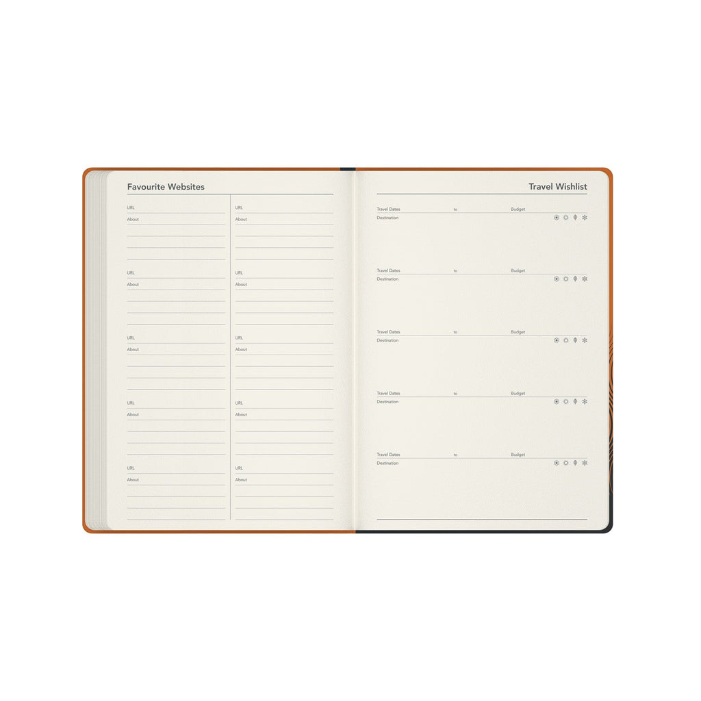 Balance -A5 Week-to-View Mid/Academic Year Diary Planner 2025-2026