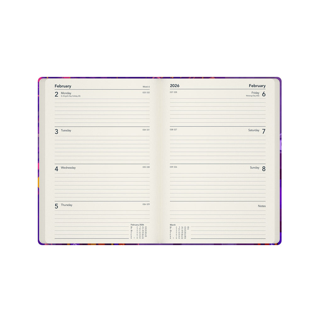 Bella Ramsay Cat - A5 Week-to-View Mid/Academic Year Diary Planner 2025-2026