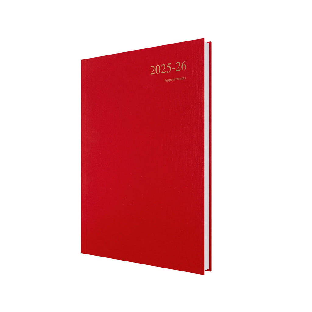 Essentials - A4 Day-to-Page with Appointments Mid/Academic Year Diary Planner 2025-2026
