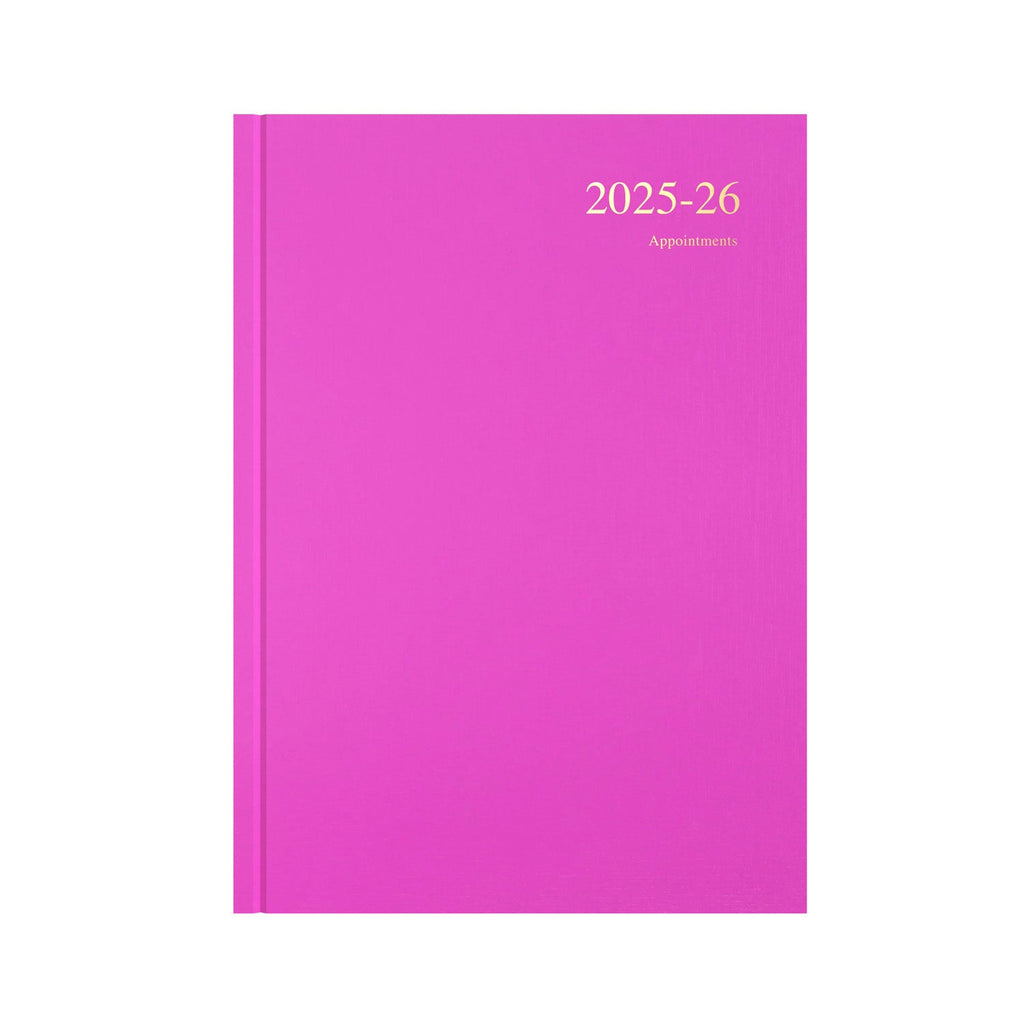 Essentials - A4 Day-to-Page with Appointments Mid/Academic Year Diary Planner 2025-2026
