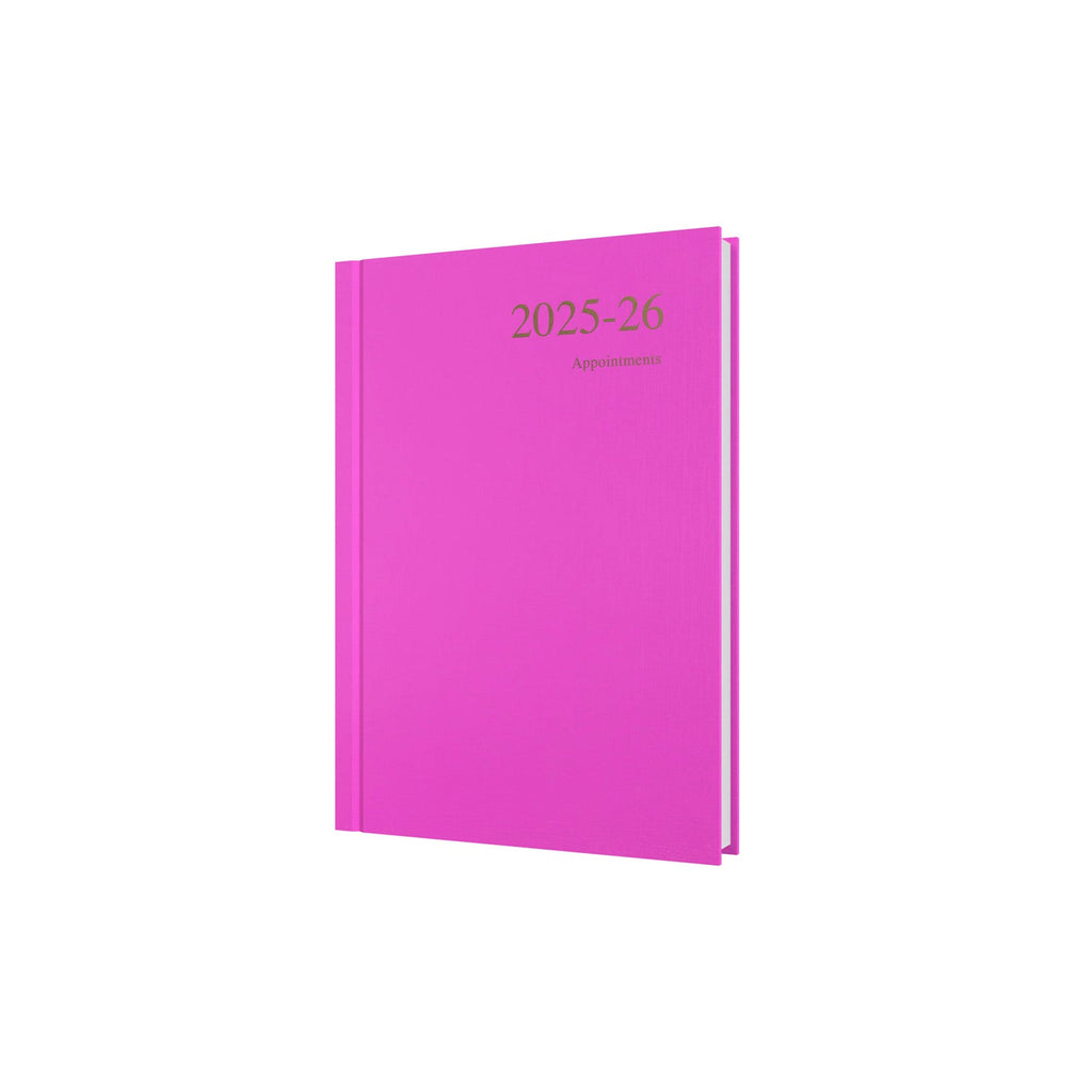 Essentials - A5 Day-to-Page with Appointments Mid/Academic Year Diary Planner, July 2025 - July 2026