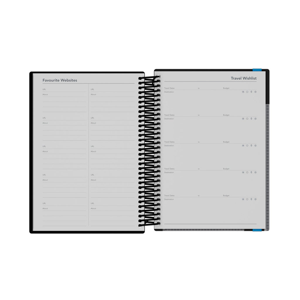 Delta - A5 Day-To-Page with Appointments Mid/Academic Year Planner 2025-2026
