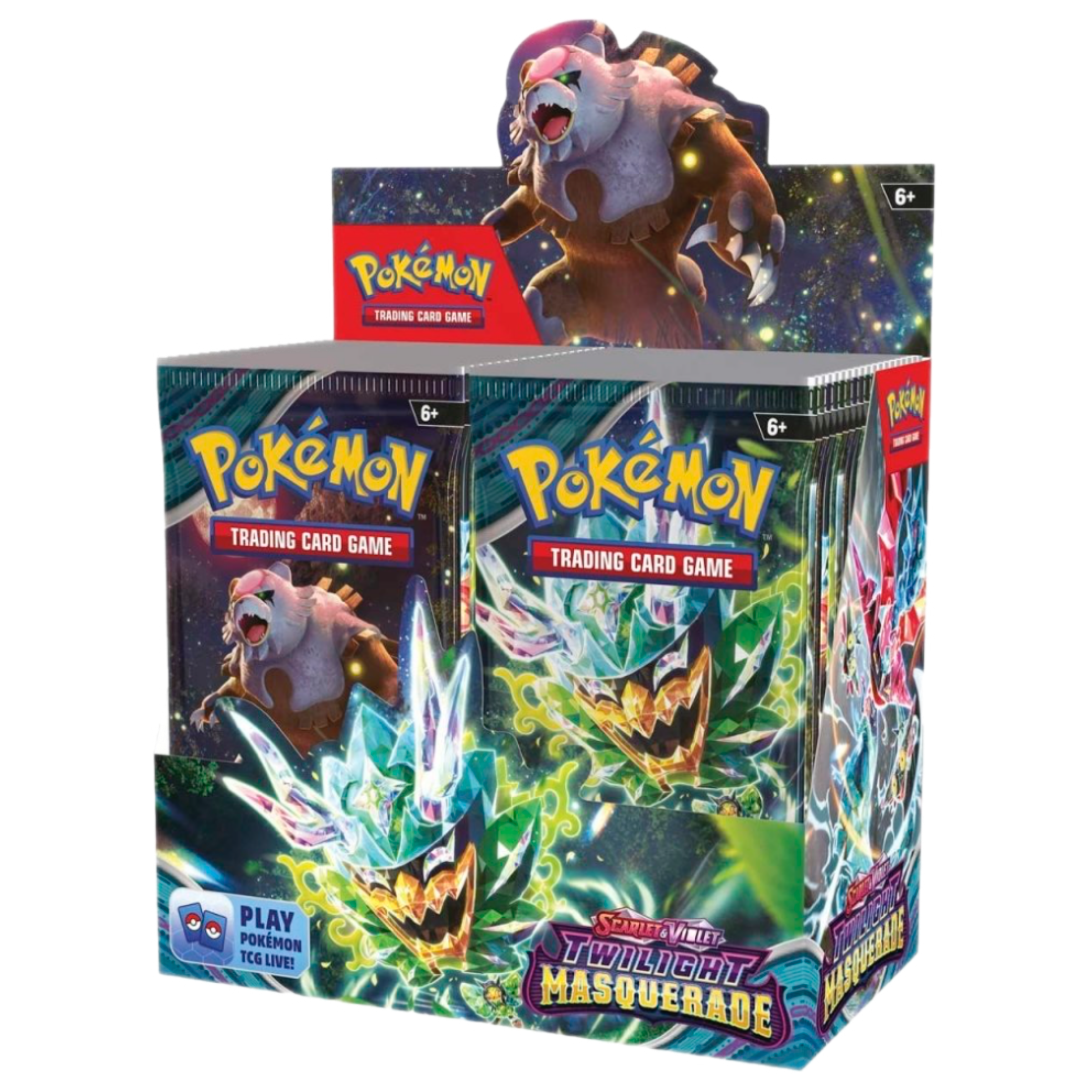Pokemon TCG: Scarlet & Violet-Twilight Masquerade Booster Display Box [36 Packs]