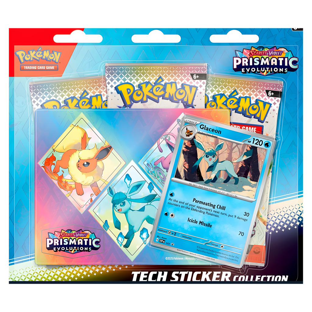 Pokemon TCG: Scarlet & Violet - Prismatic Evolutions Tech Sticker Collection