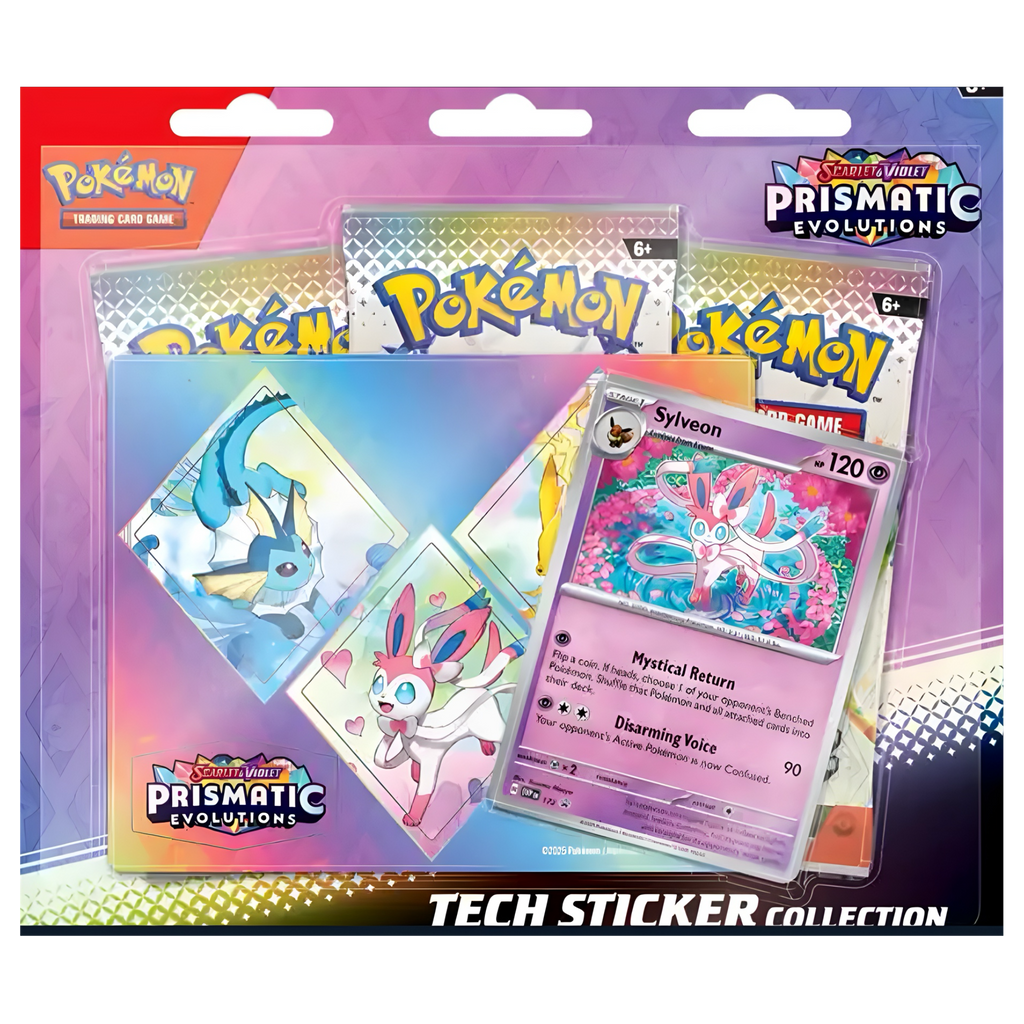 Pokemon TCG: Scarlet & Violet - Prismatic Evolutions Tech Sticker Collection
