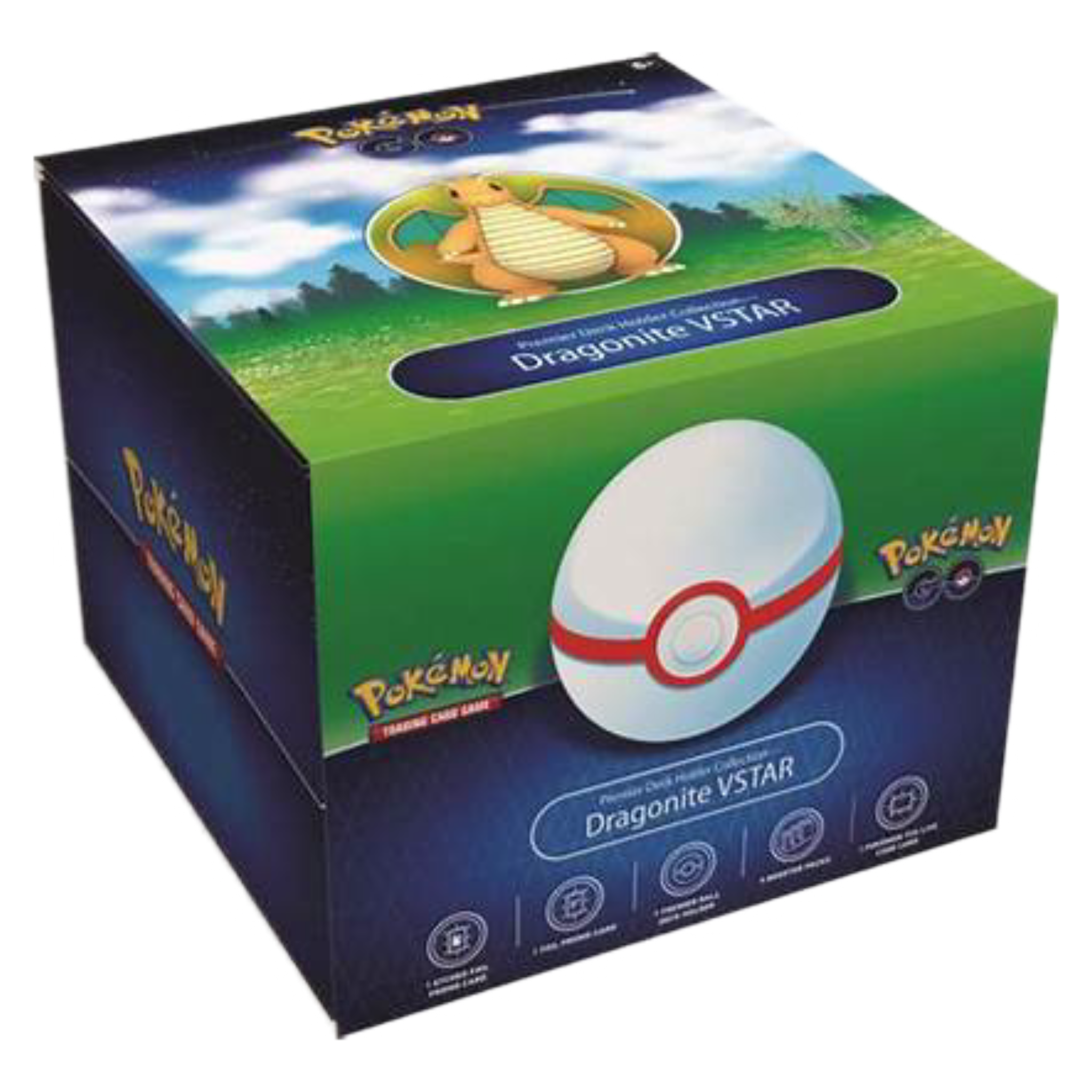 Pokemon TCG: Pokemon GO Premier Deck Holder Collection Dragonite VSTAR