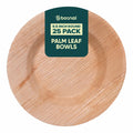 Bosnal - Palm Leaf Biodegradable Bowls, 9.5 inch Round Soup Bowl