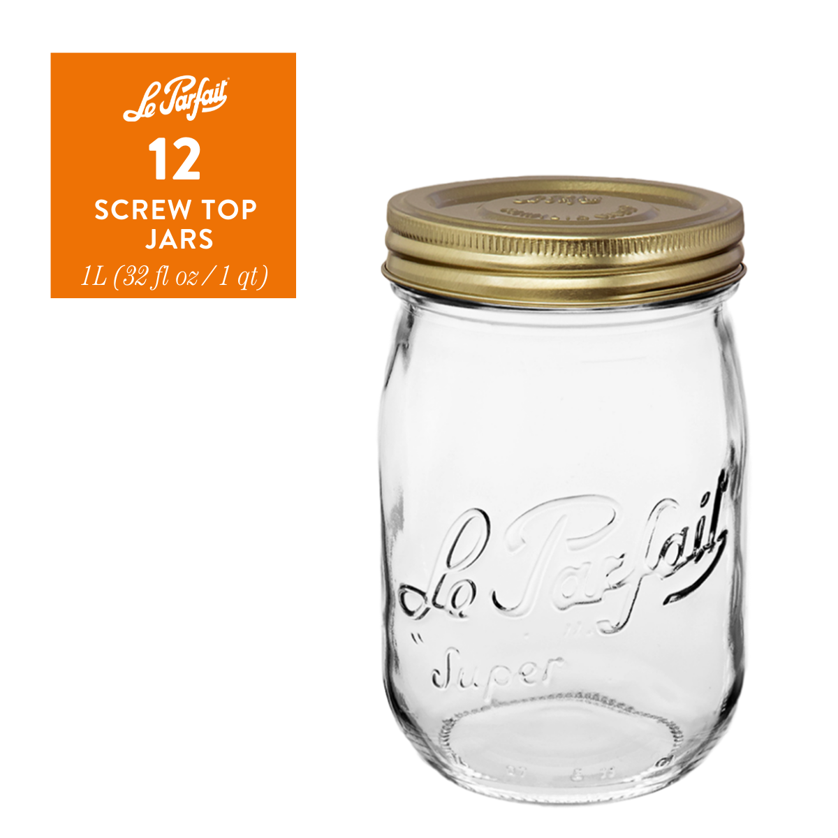 Le Parfait Screw Top Jars - Wholesale