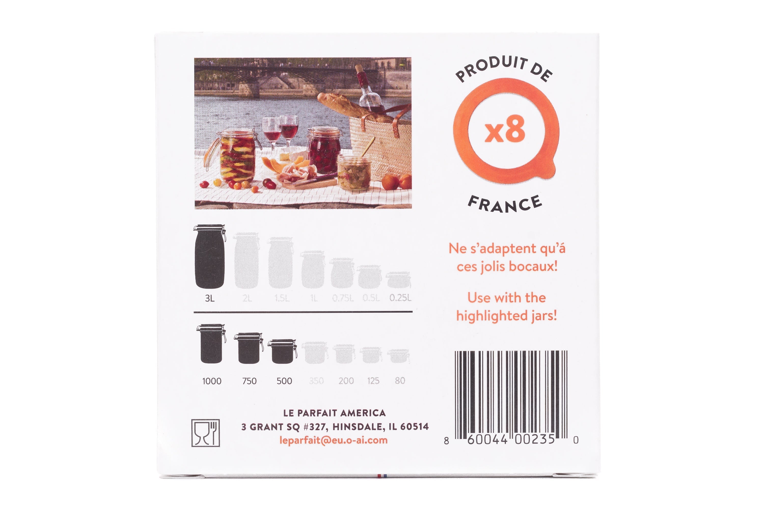 Le Parfait Super - Rubber Seals - Wholesale