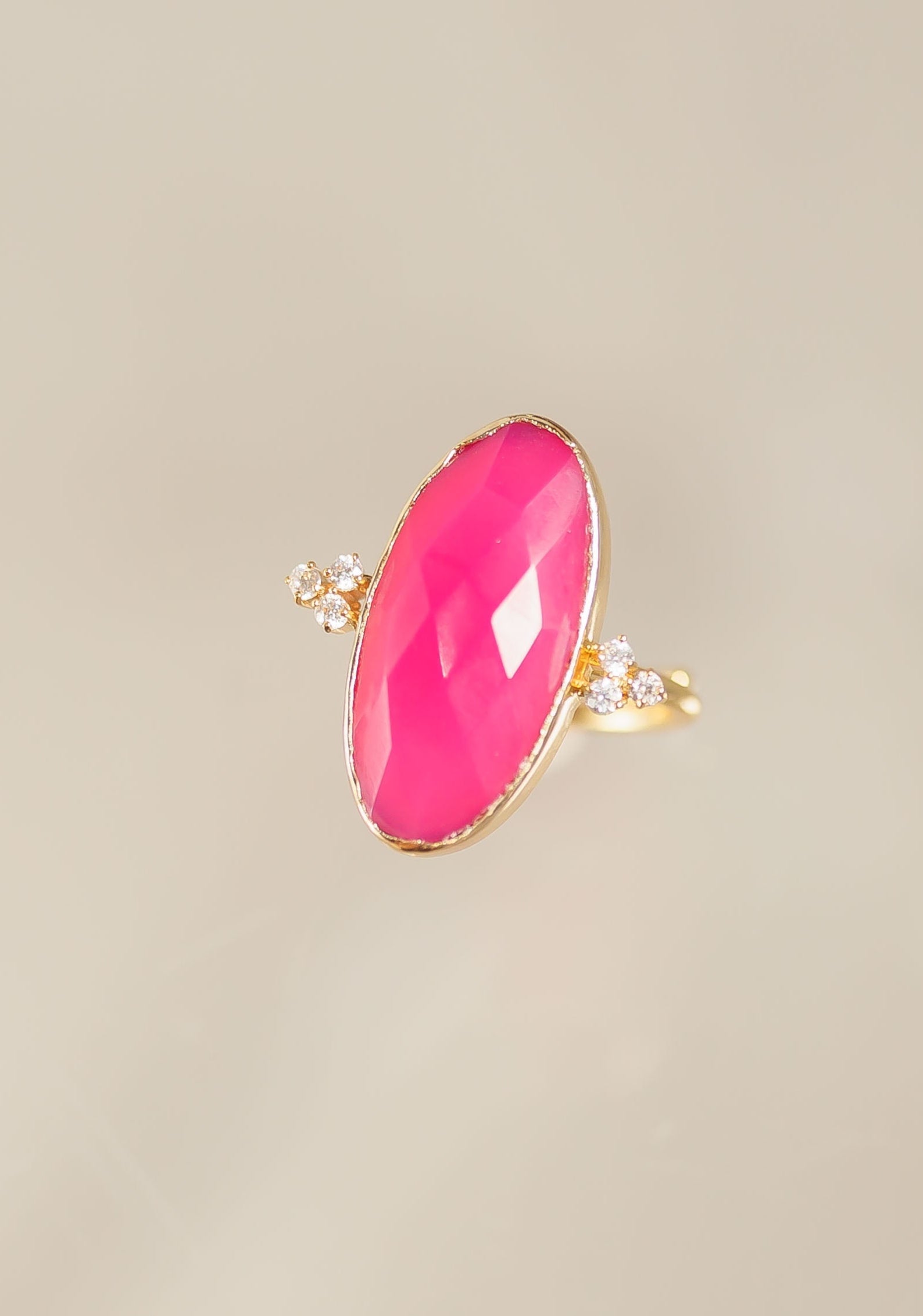 The Evelyn Ring Fuchsia