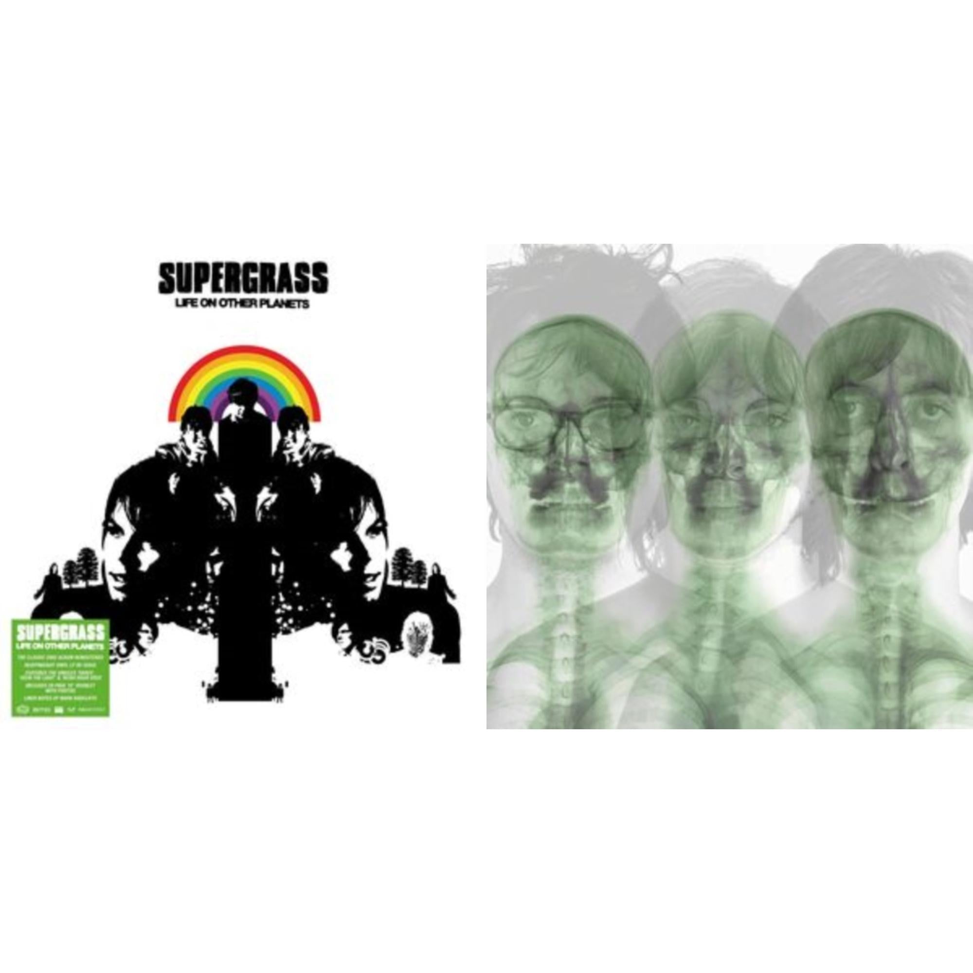 Supergrass - Life On Other Planets (2023 Remaster) & Supergrass (Neon Orange LP Vinyl)