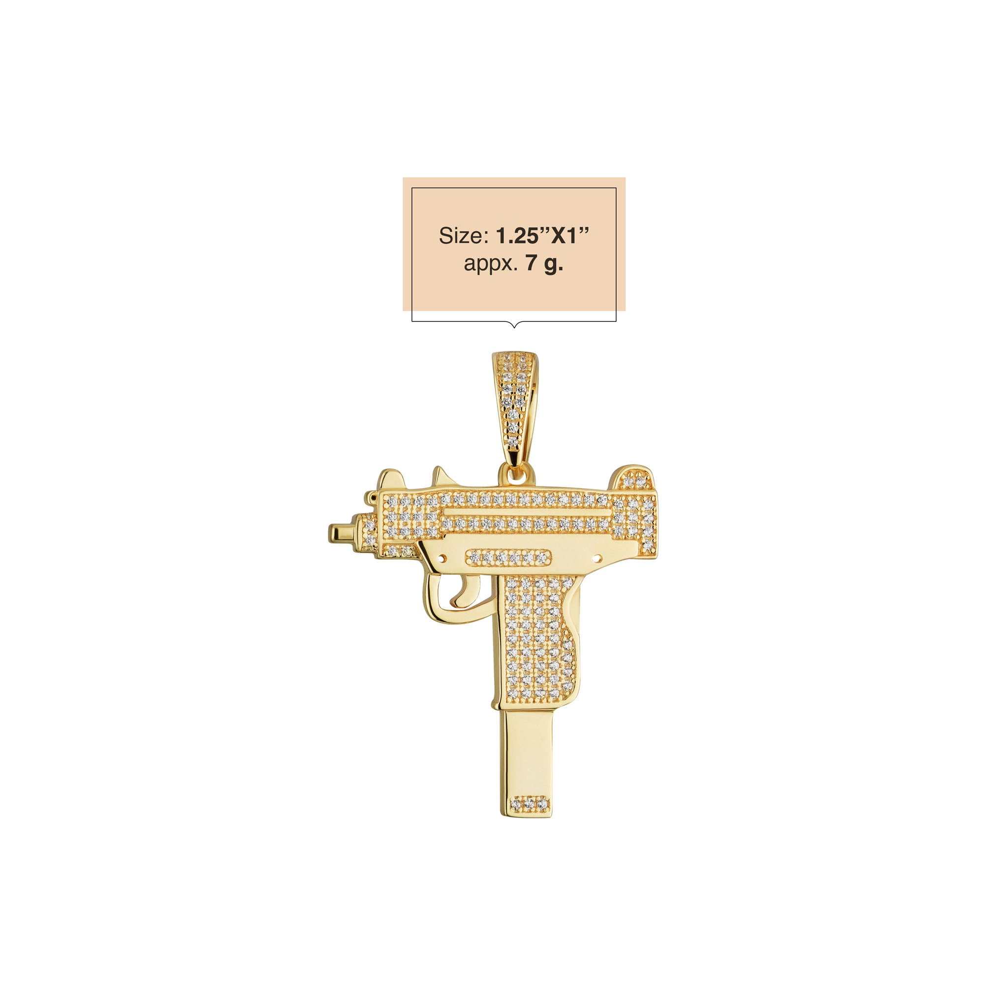 Uzi Pendant