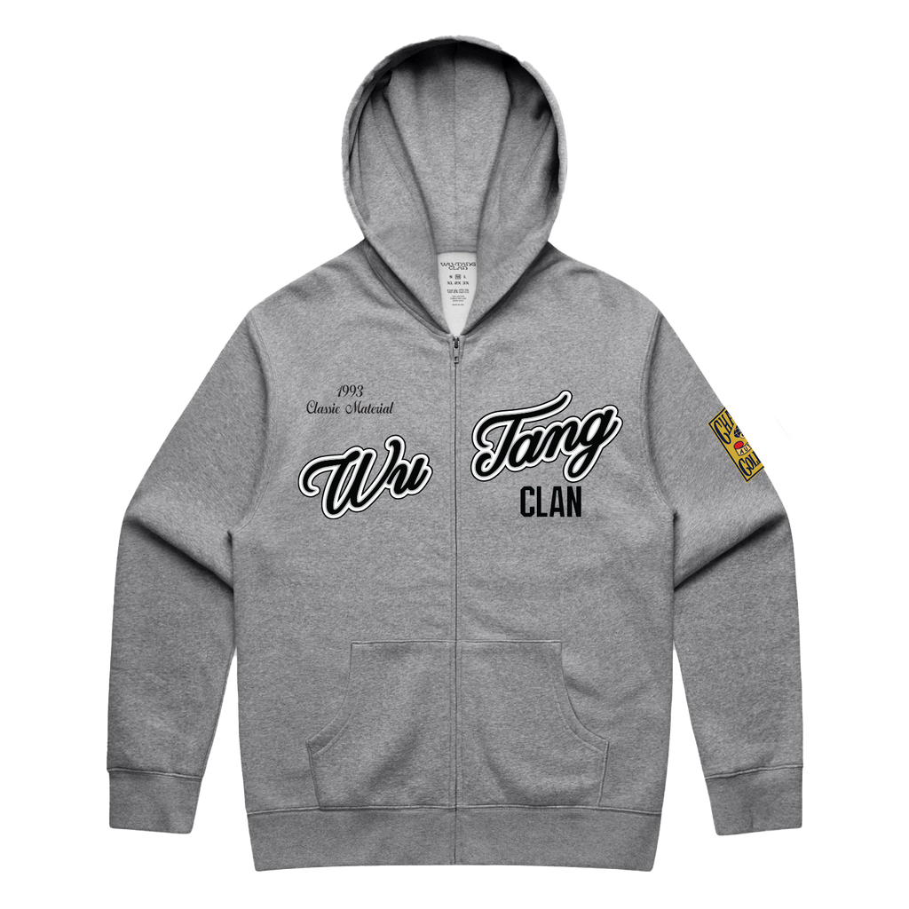 Shaolin Sluggers Zip Hoodie - Heather Gray