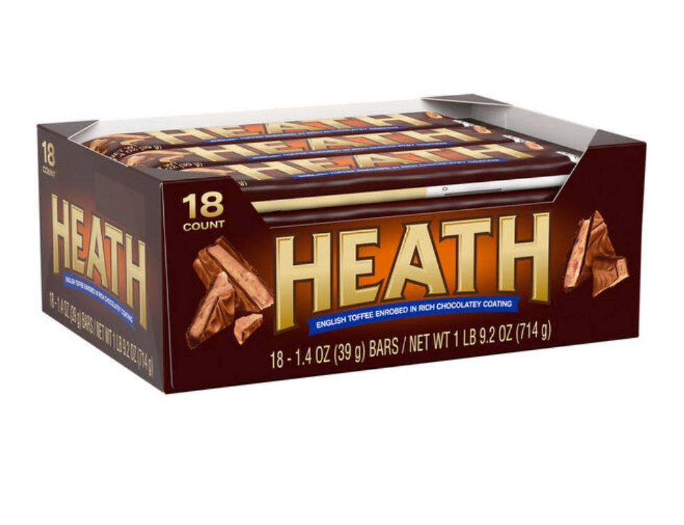 HERSHEYS HEATH BAR  18 pack