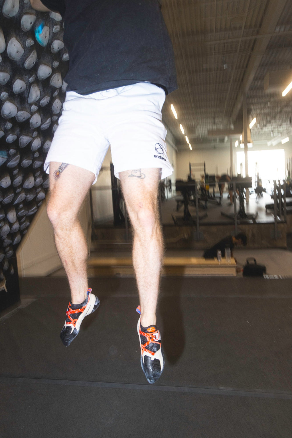 White Mesh Shorts