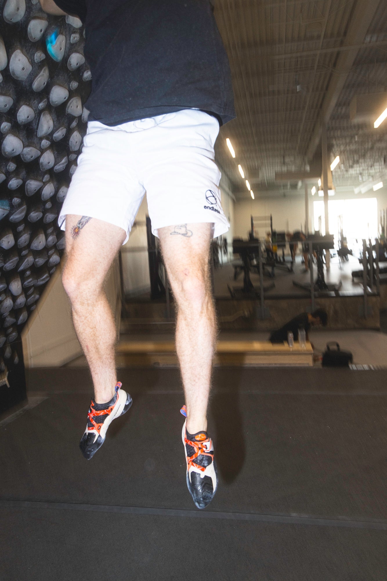 White Mesh Shorts