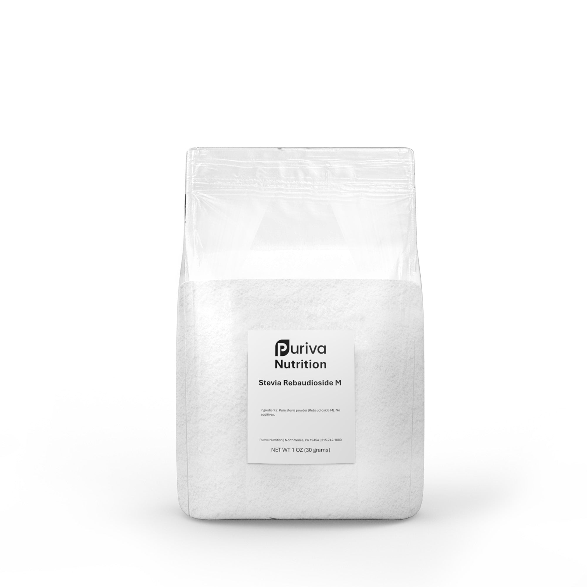 Stevia Reb M powder, (Reb-M | Rebaudioside M), 2 ounces | 2,000 servings, Puriva Nutrition