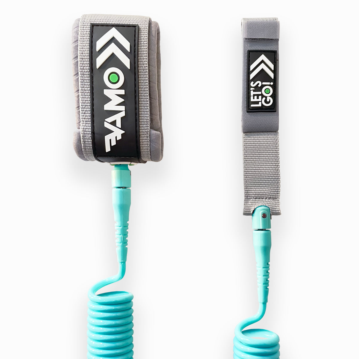 10' Full Coiled SUP Paddleboard Leash - Vibrant Collection