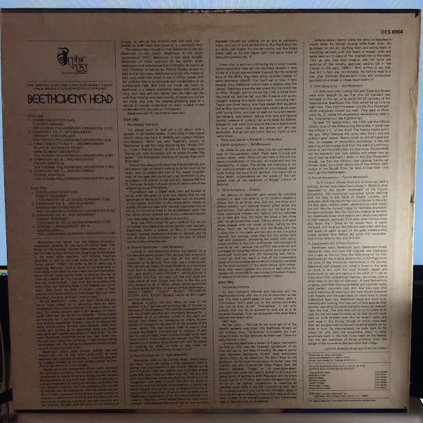 Beethoven's Head (VINYL) | Near Mint (NM or M-) Near Mint (NM or M-)