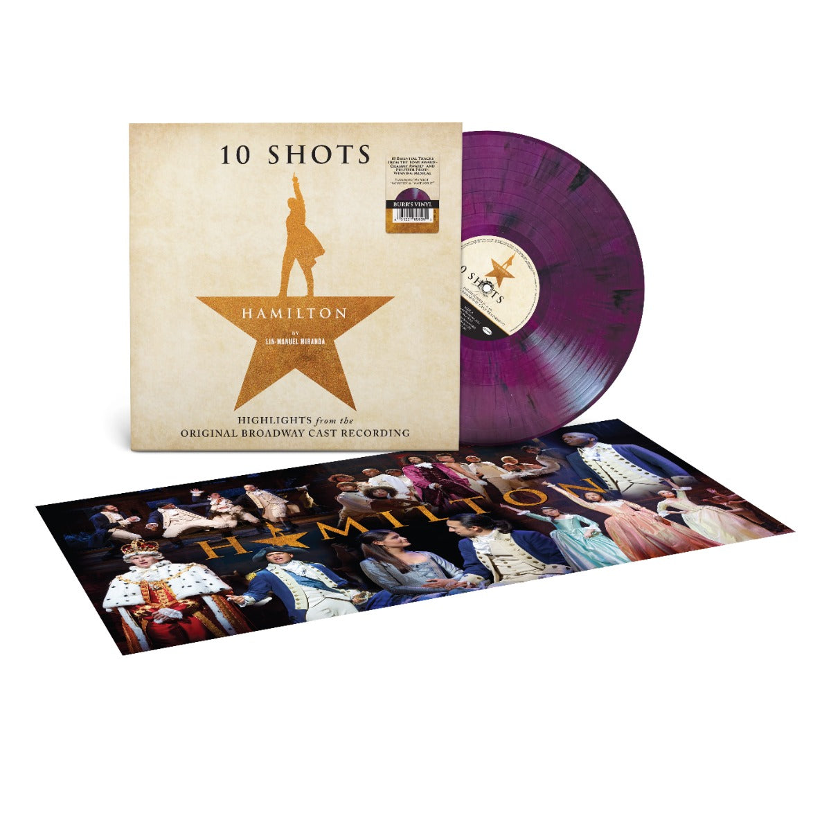 (PRE-ORDER 10/31/25) Hamilton: 10 Shots [Highlights From The Original Broadway Cast Recording] (VINYL) (VINYL) | Mint (M) Mint (M)