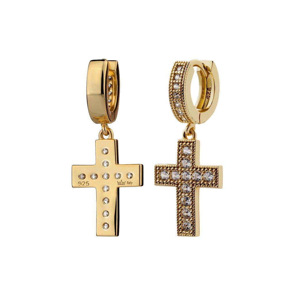 Divine Cross Earrings