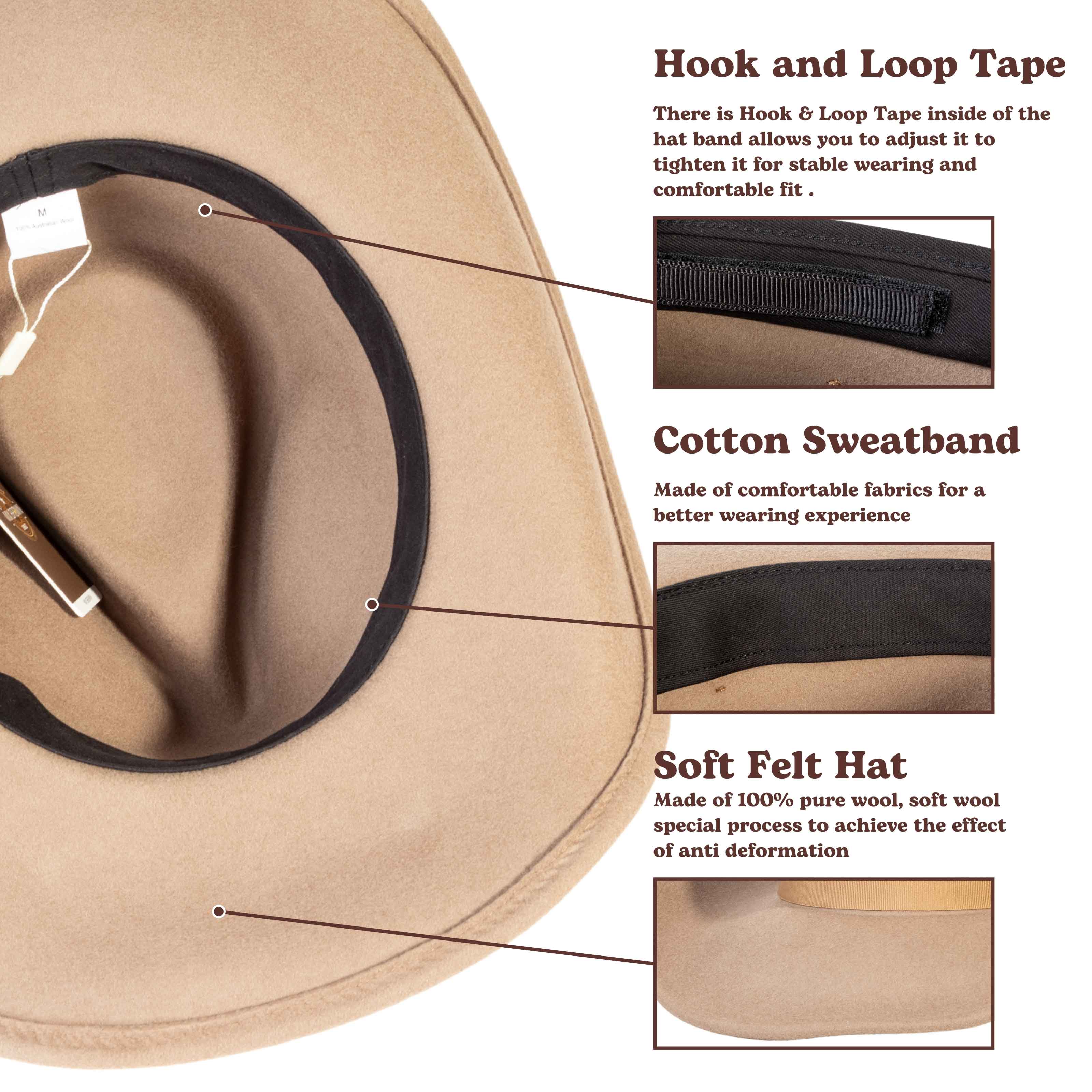 Dune Sand Felt Cowboy Hat