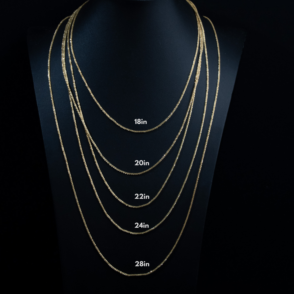 Sparkle Twisted Rock Chain & Bracelet 14K Gold Plated 925 Sterling Silver