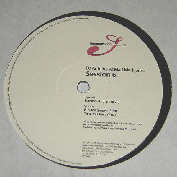 Session 6 | Very Good Plus (VG+) Very Good Plus (VG+)