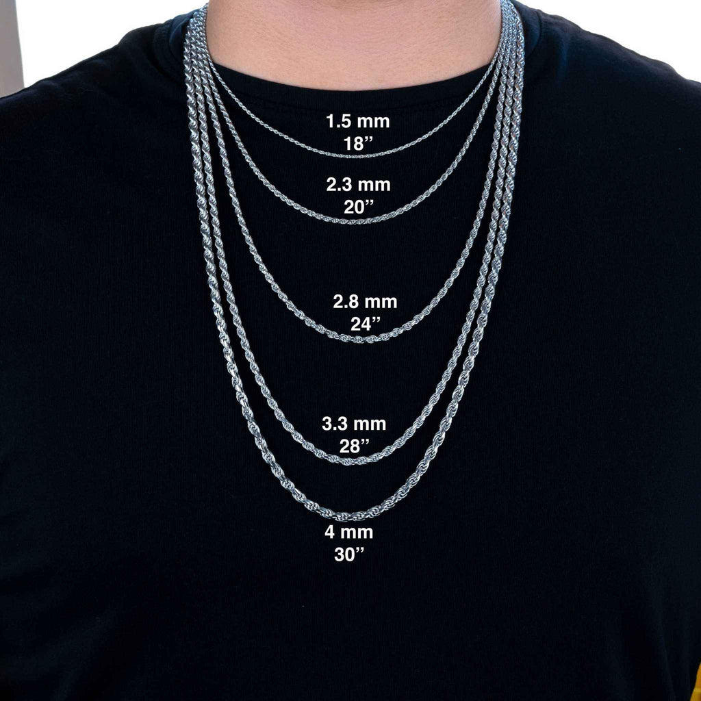 Mens 4ct Moissanite Lion Head Pendant with 4mm Rope Chain 925 Silver Necklace