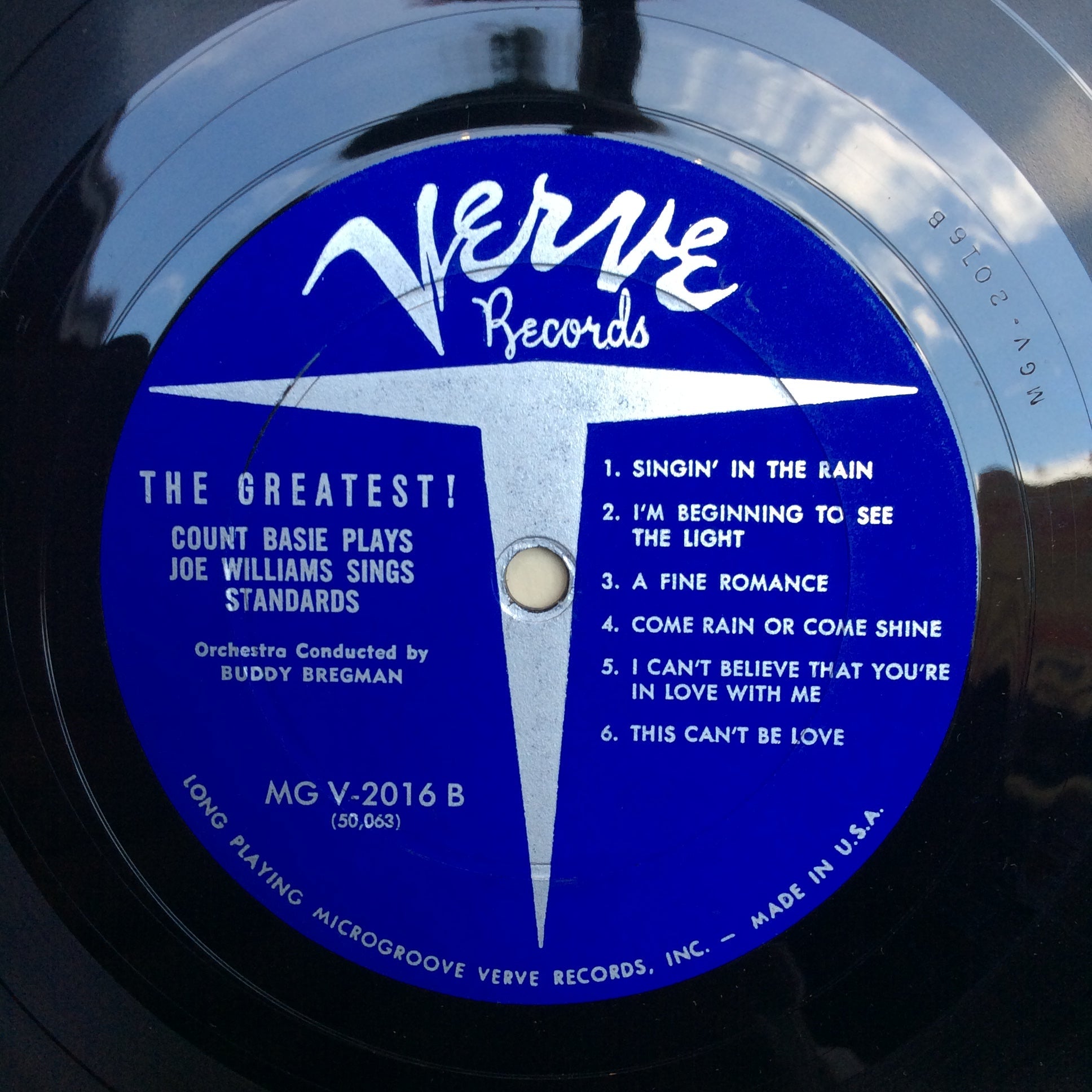The Greatest! Count Basie Plays...Joe Williams Sings Standards (VINYL) | Near Mint (NM) Very Good Plus (VG+)