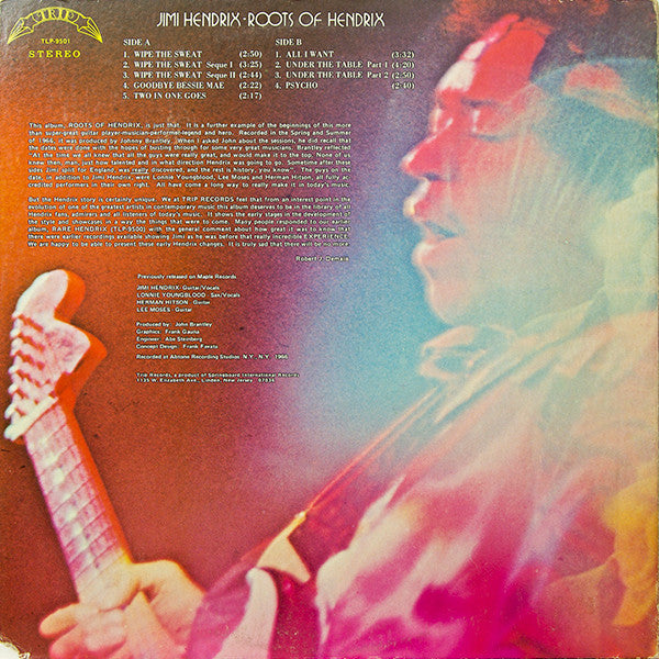 Roots Of Hendrix | Near Mint (NM) Very Good Plus (VG+)