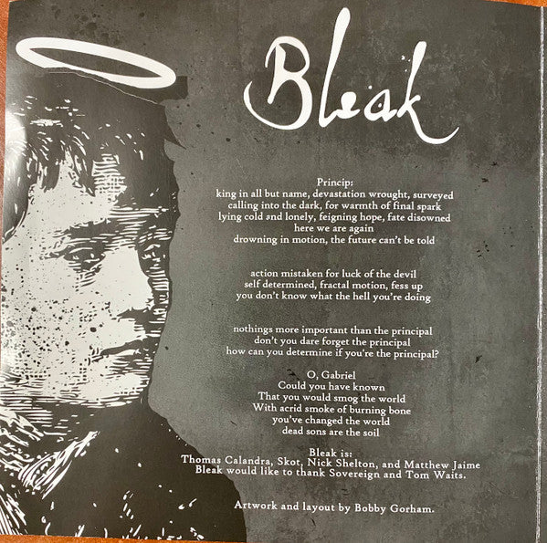 Bleak / Sovereign BLUE VINYL 7") | Mint (M) Mint (M)