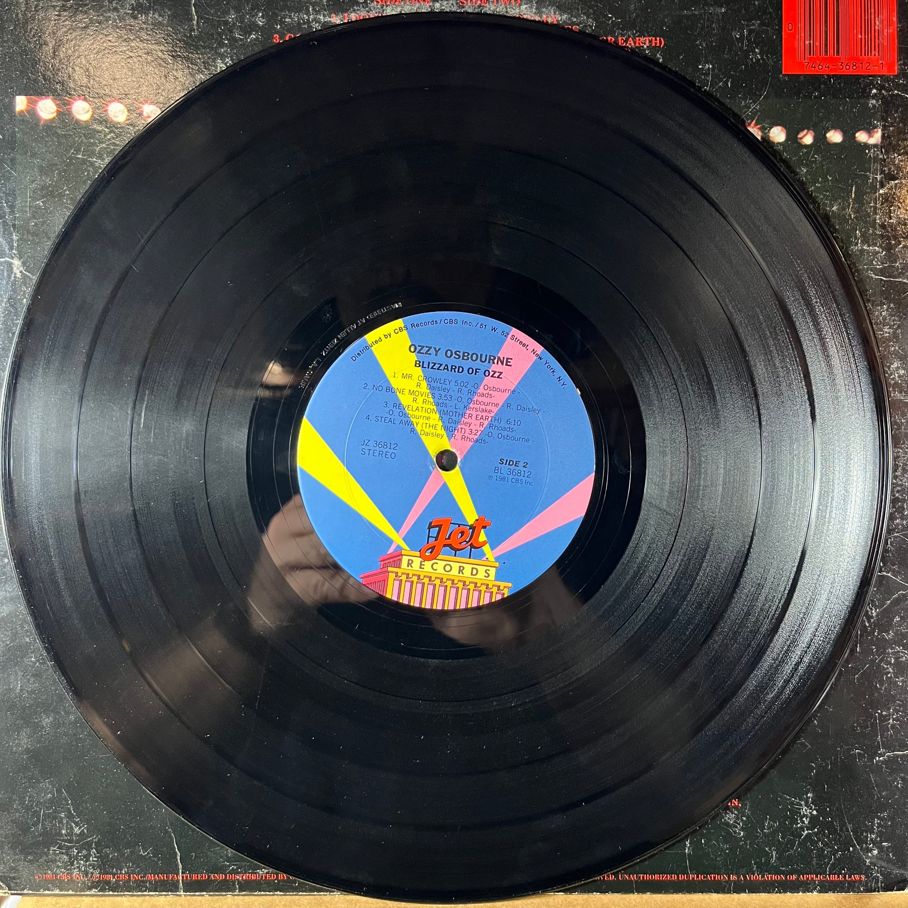 Blizzard Of Ozz (VINYL) | Very Good Plus Plus (VG++) Very Good (VG)