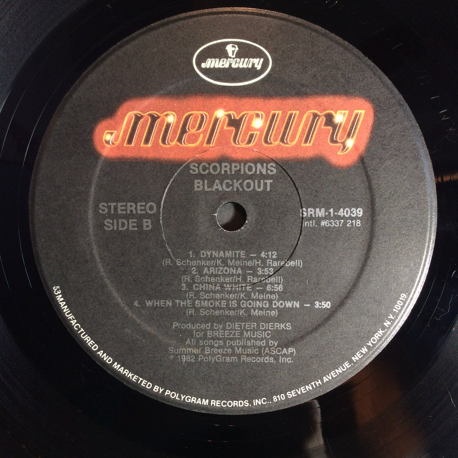 Blackout (VINYL) | Very Good (VG) Very Good Plus Plus (VG++)